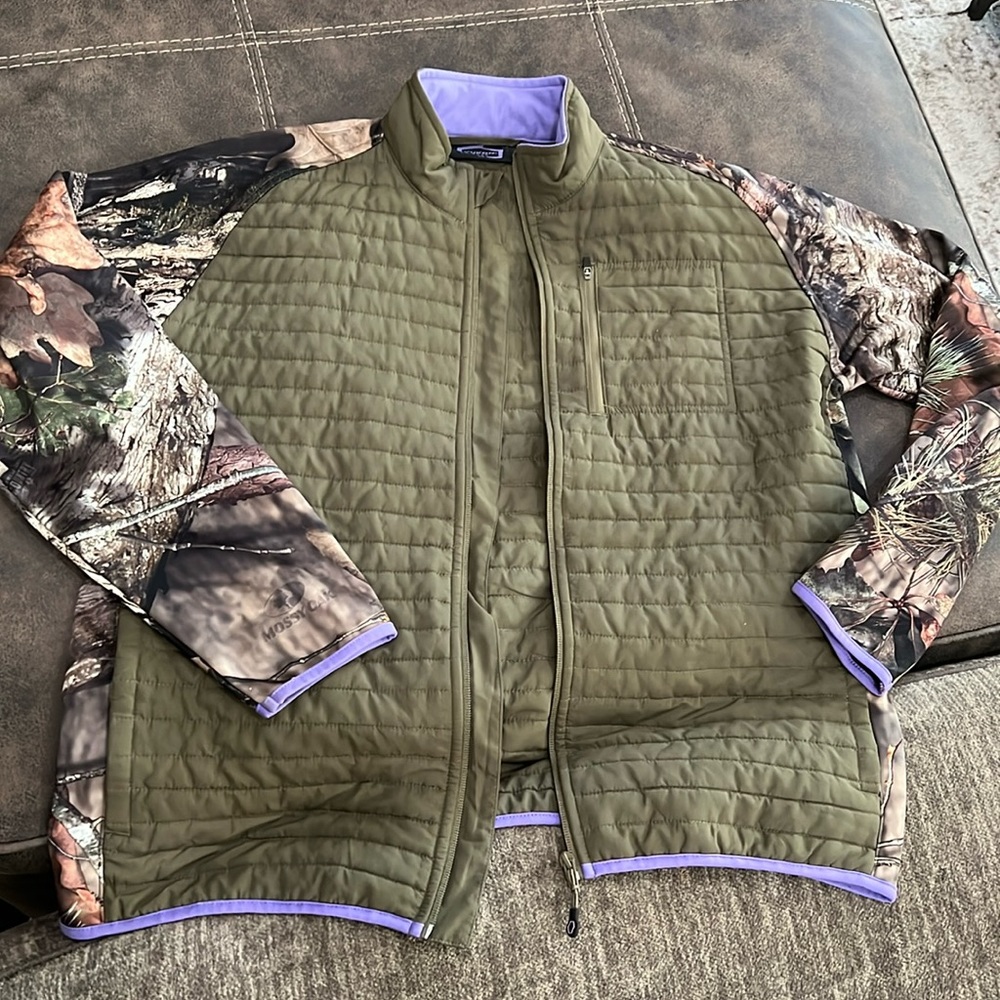 Yukon Gear Mossy Oak Light Jacket Size Large